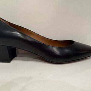 Aquatalia Elegant Black Leather Women's Pumps Size 9